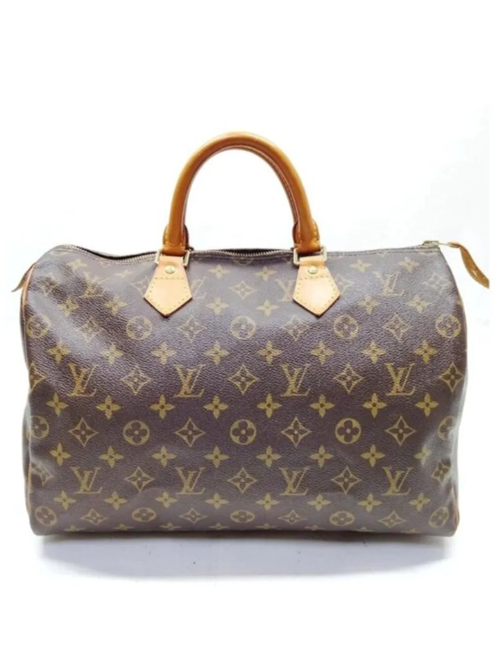 Authentic Louis Vuitton Speedy 35 Monogram Canvas Handbag